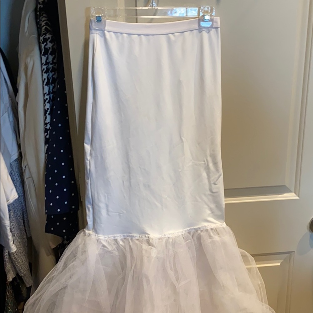 Mermaid style wedding dress undergarment